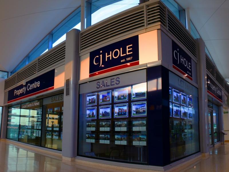 Exterior view of CJ Hole Bradley Stoke estate agent office.