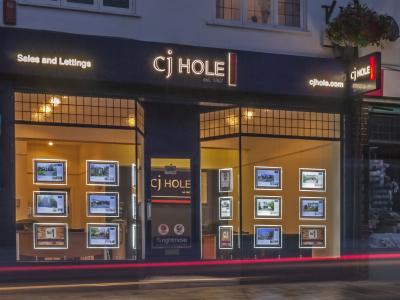 Exterior view of CJ Hole Westbury On Trym estate agent office.