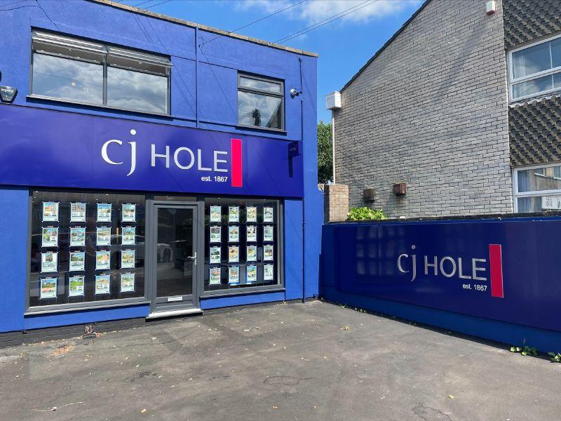 Exterior view of CJ Hole Bishopsworth estate agent office.