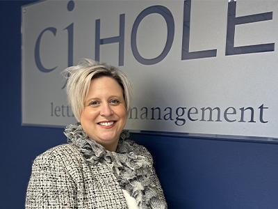 Shelly Lewis, Property Manager, CJ Hole Estate Agents in Hucclecote