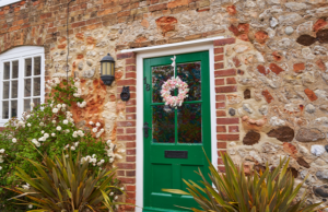 a green door